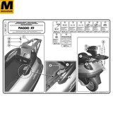 Baga sau Givi SR57 Piaggio X9 125-180-250 00-02, X9 500 01-02, X9 200-250-500 Evolution 03-08