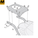 Baga sau Givi SR6404 Triumph Tiger 1050 Sport 13-20