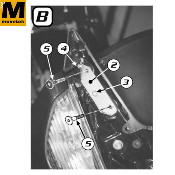 Bộ kit chuyên dụng Givi D214KIT Honda Silver Wing 400 06-09, Silver Wing 600 ABS 01-09