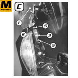 Bộ kit chuyên dụng Givi D214KIT Honda Silver Wing 400 06-09, Silver Wing 600 ABS 01-09