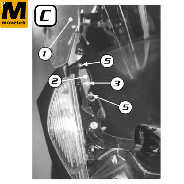 Bộ kit chuyên dụng Givi D214KIT Honda Silver Wing 400 06-09, Silver Wing 600 ABS 01-09