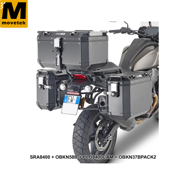 Khung hông Givi PLO8400CAM cho thùng Trekker Outback Harley Davidson Pan America 1250 21-22