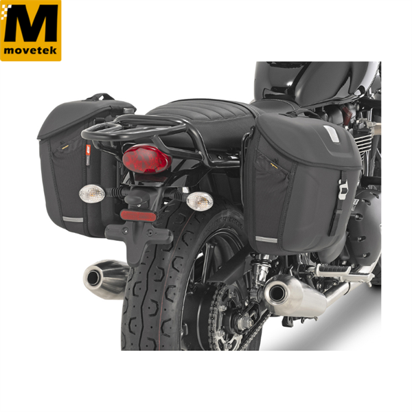 Khung hông gắn túi Givi TMT6407 cho túi MT501 Metro-T Triumph Street Twin 900 16-22, Bonneville T100 17-22