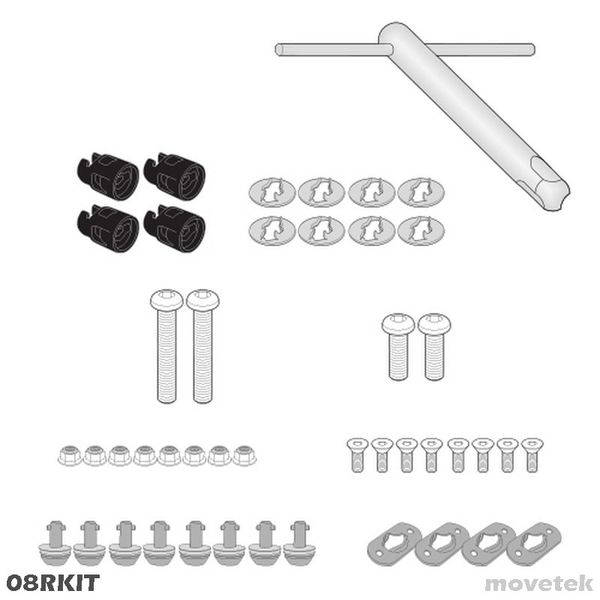 Bộ kit tháo lắp nhanh khung thùng hông Givi One Fit