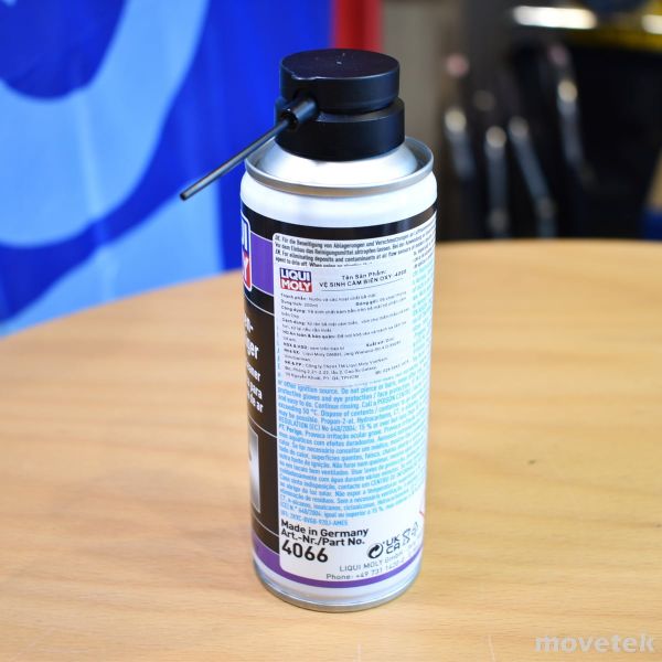 Vệ Sinh cảm biến Oxi lưu lượng khí nạp động cơ MAF Liqui Moly 4066 200ml