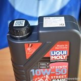 Nhớt mô tô cao cấp Liqui Moly 10W50 Street Race fully synthetic 1502 1L Germany