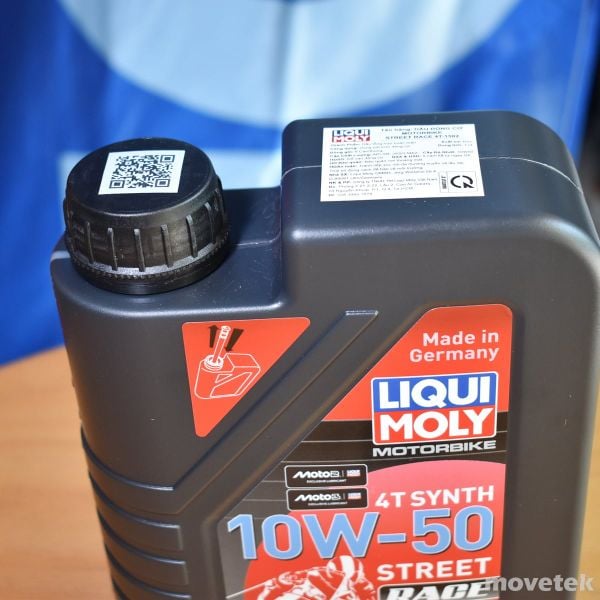 Nhớt mô tô cao cấp Liqui Moly 10W50 Street Race fully synthetic 1502 1L Germany