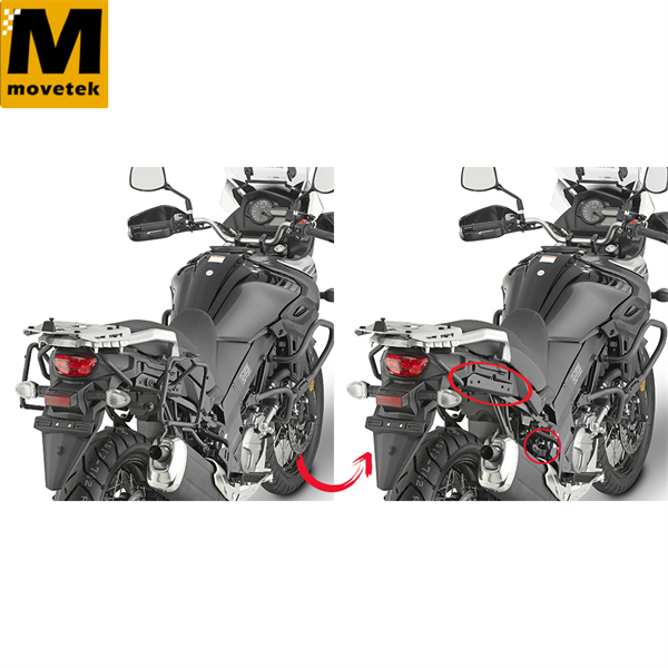 Khung hông Givi PLR3112 Suzuki DL 650 V-Strom 17-21