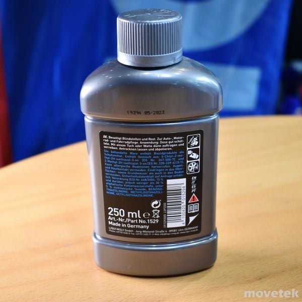 Đánh bóng bề mặt xi mạ crom hợp kim nhôm Liqui Moly 1529 250ml