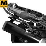 Khung hông gắn túi Givi TE4106 Kawasaki ZZR 1400 12-22