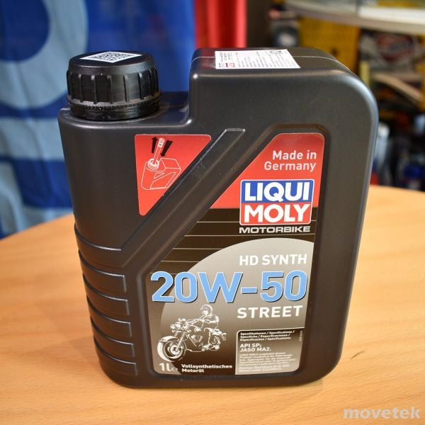 Nhớt mô tô cao cấp Liqui Moly HD Synth 20W50 Street Fully Synthetic 1L Germany