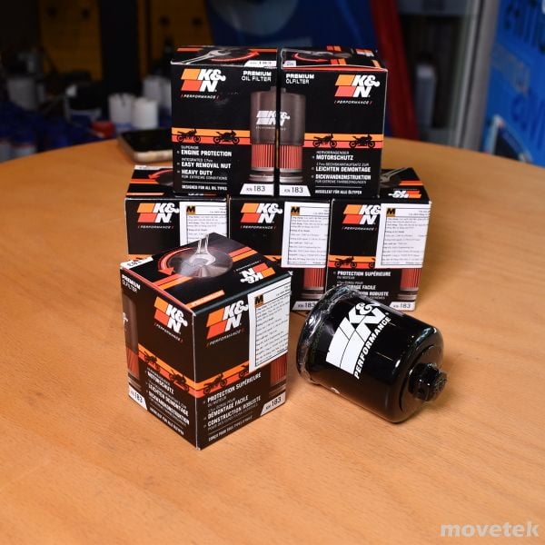 Lọc nhớt KN183 cho xe tay ga Aprilia SR GT 125 200, Piaggio Liberty, Vespa Sprint