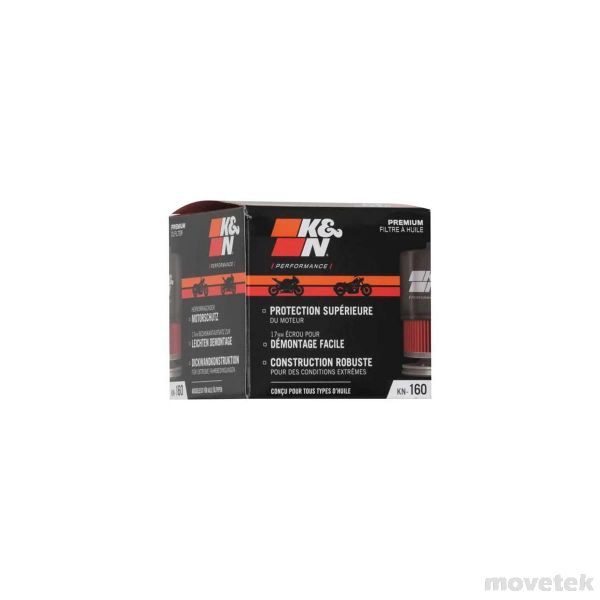 Lọc nhớt KN160 cho động cơ moto BMW S1000, R1200, R1250