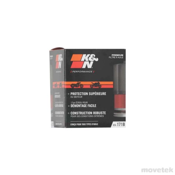 Lọc nhớt KN171 cho động cơ xe mô tô Harley Davidson Fat Boy, Road King, CVO