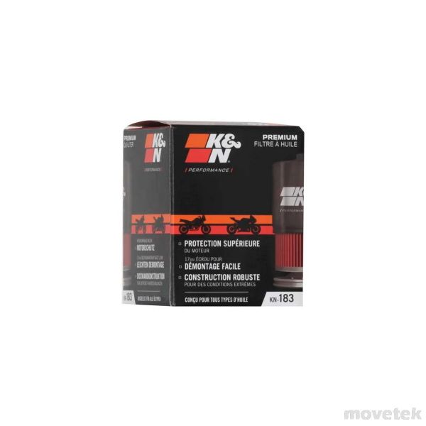 Lọc nhớt KN183 cho xe tay ga Aprilia SR GT 125 200, Piaggio Liberty, Vespa Sprint