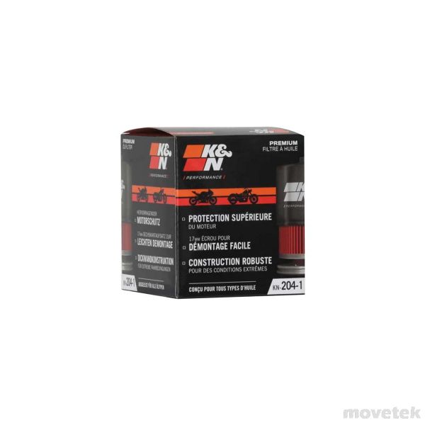 Lọc nhớt KN204 cho moto Honda Yamaha Triumph Kawasaki