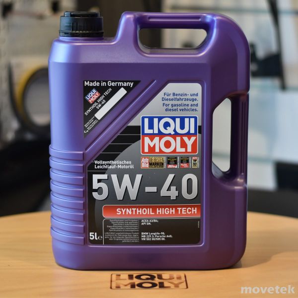 Liqui Moly 5W40 Synthoil High Tech 5L