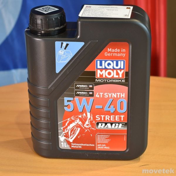 Nhớt mô tô cao cấp Liqui Moly 5W40 Street Race fully synthetic 2592 1L Germany