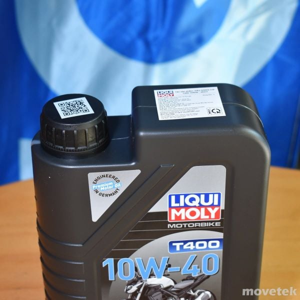 Nhớt mô tô cao cấp Liqui Moly 10W40 T400 Advanced full Synthetic 1L Thailand