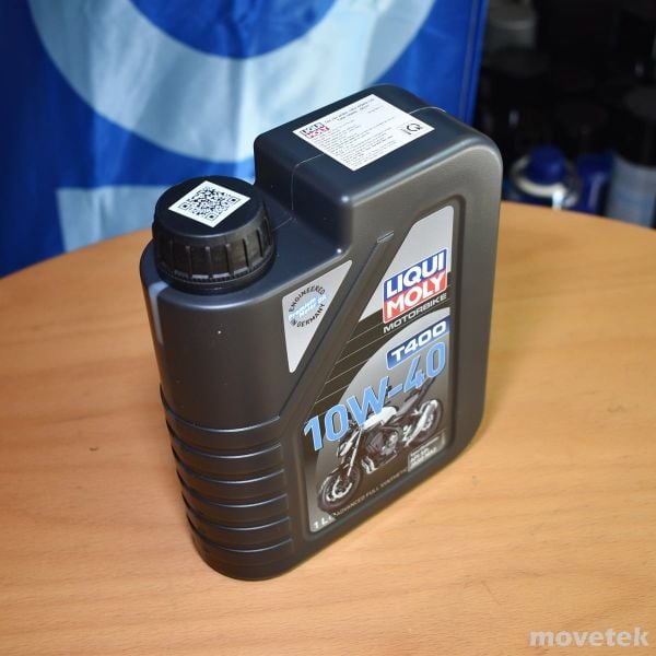 Nhớt mô tô cao cấp Liqui Moly 10W40 T400 Advanced full Synthetic 1L Thailand