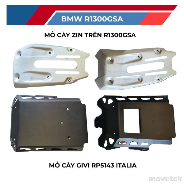 Mỏ cày bảo vệ gầm Givi RP5143 cho BMW R 1300GS 1300GSA