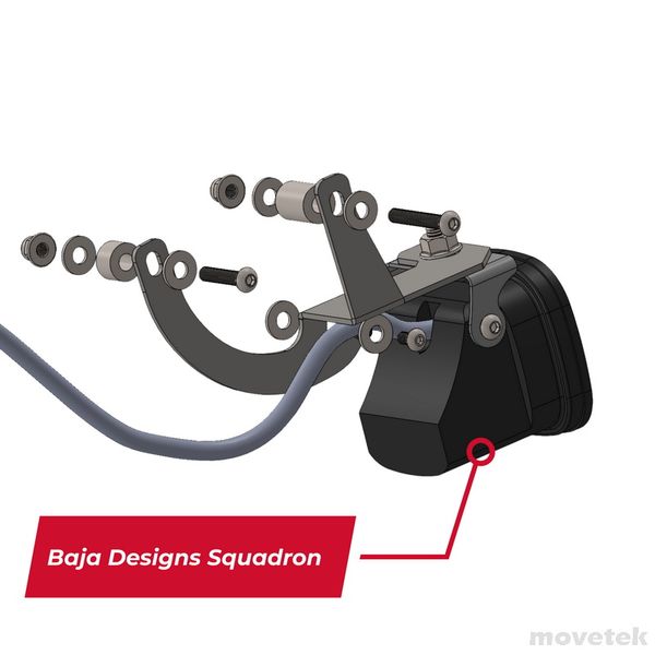 Kit gắn đèn trợ sáng cho BMW R1300 GSA (cặp)