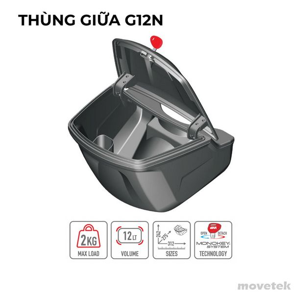 Thùng giữa Givi cho xe máy