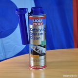 Vệ sinh bầu lọc khí thải bằng đường nhiên liệu Liqui Moly catalytic clean 300ml