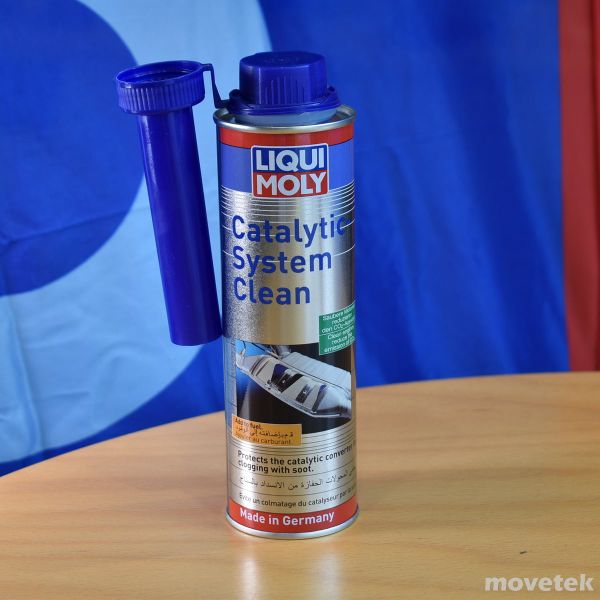 Vệ sinh bầu lọc khí thải bằng đường nhiên liệu Liqui Moly catalytic clean 300ml
