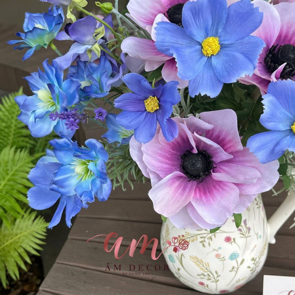 BÌNH HOA LAVENDER BLUE