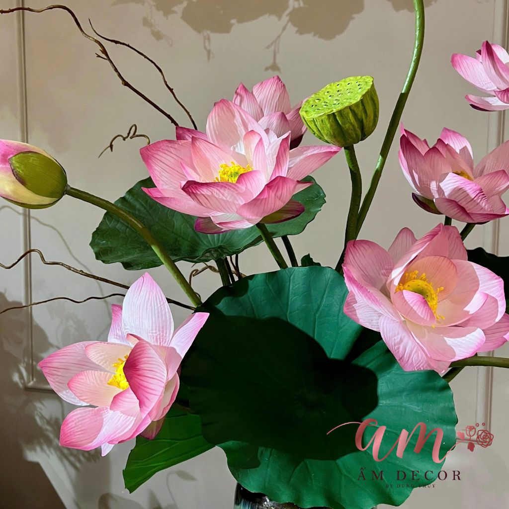 BÌNH HOA LOTUS CRYSTAL