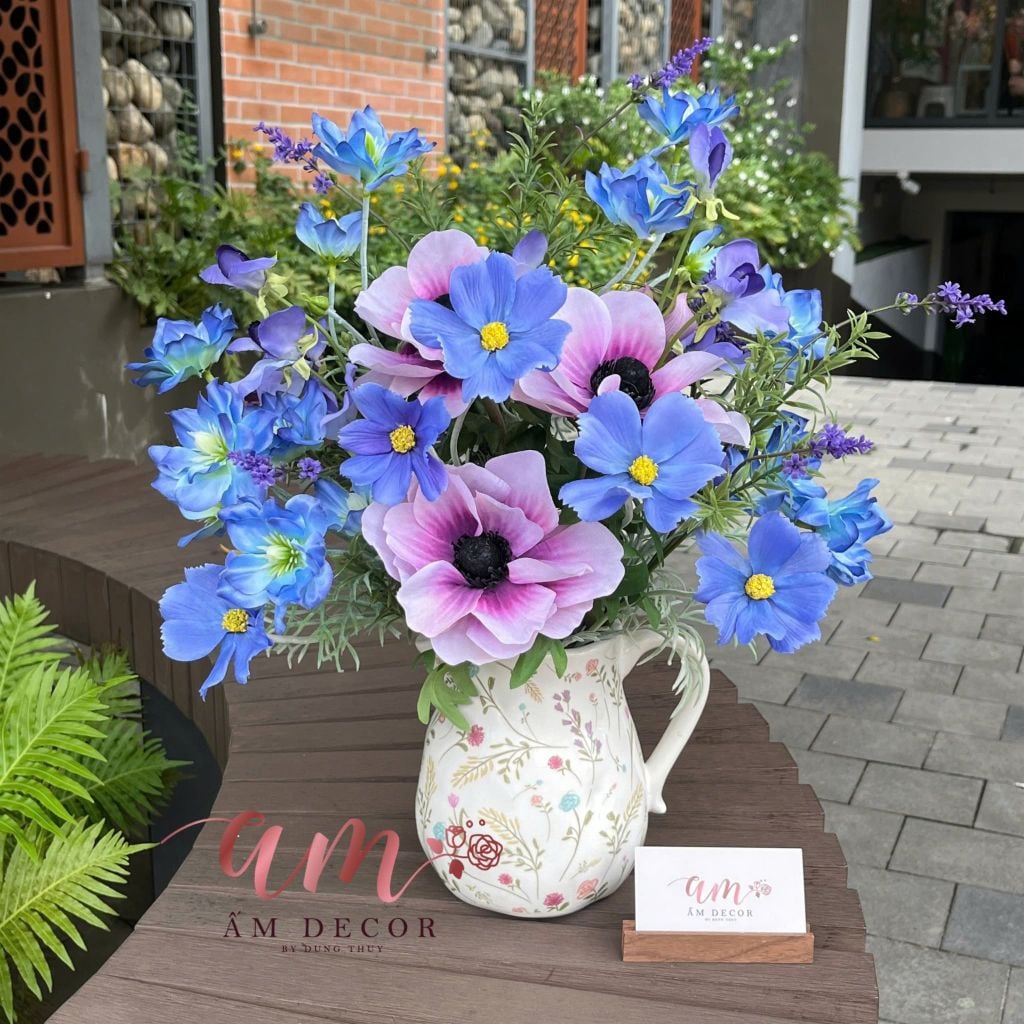 BÌNH HOA LAVENDER BLUE