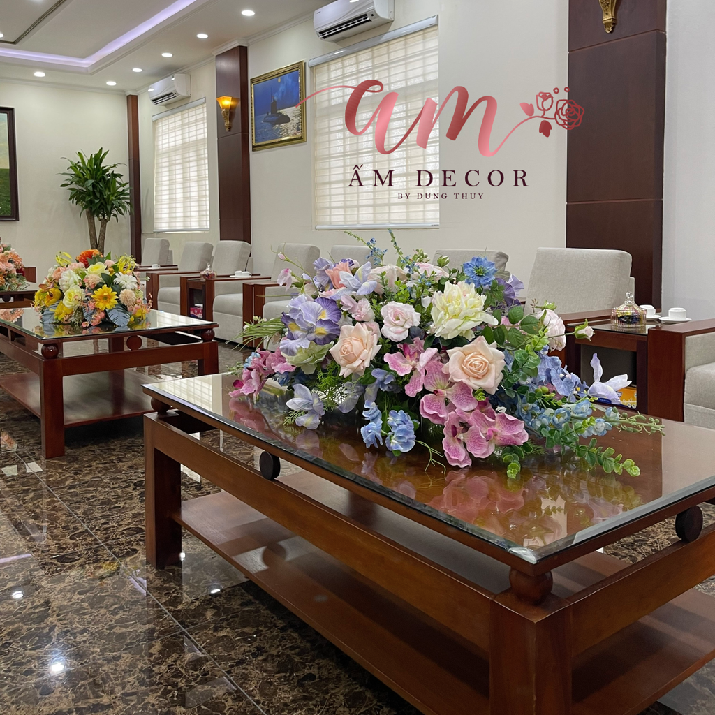 DẢI HOA BÀN HỌP BH073