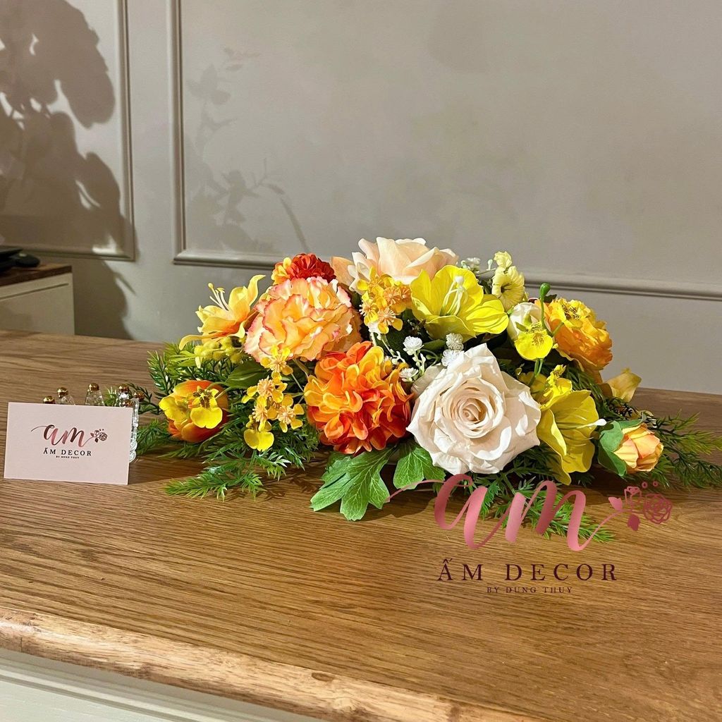 DẢI HOA BÀN HỌP BH097
