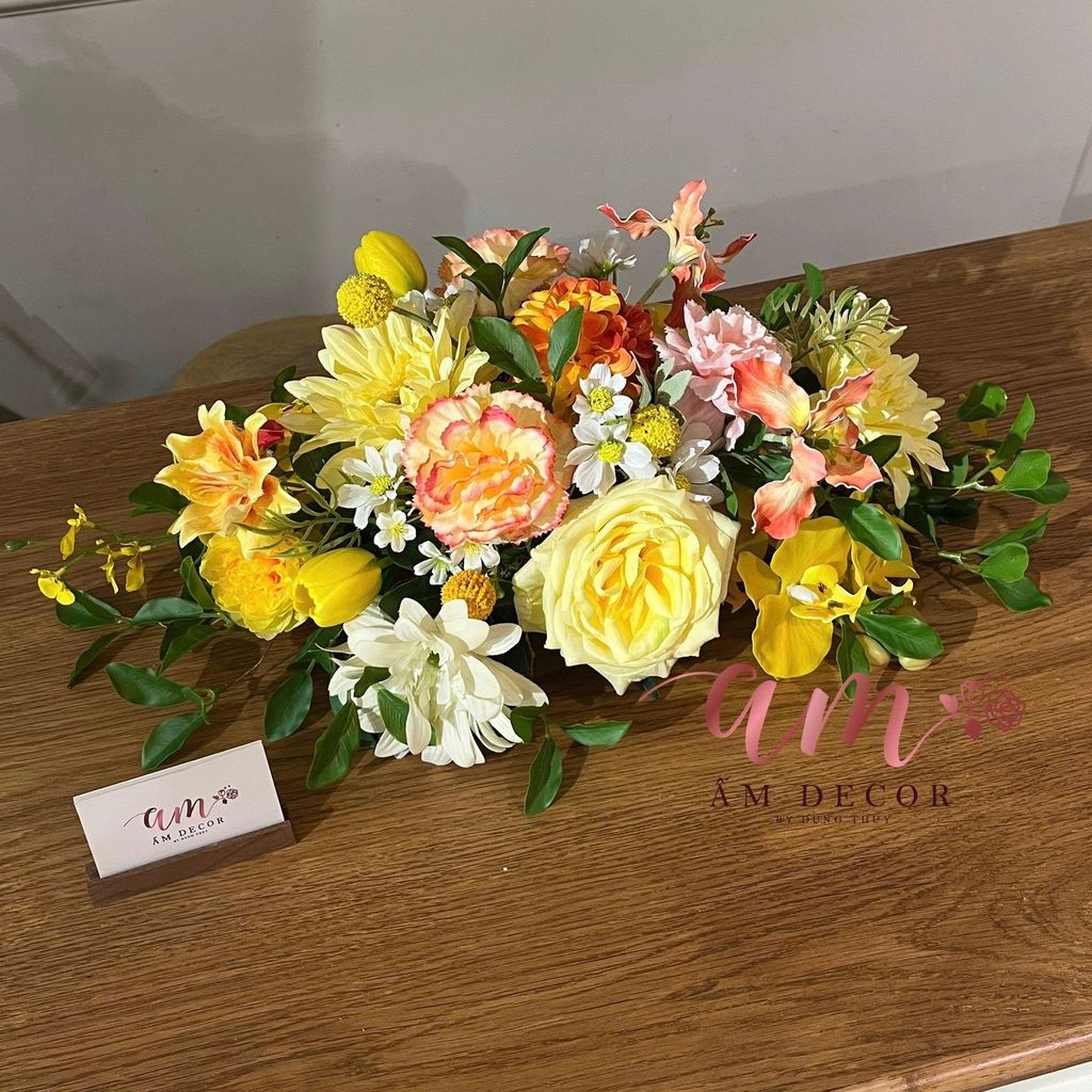 DẢI HOA BÀN HỌP BH096