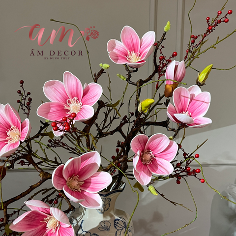  BÌNH HOA MAGNOLIA ROSÉE 
