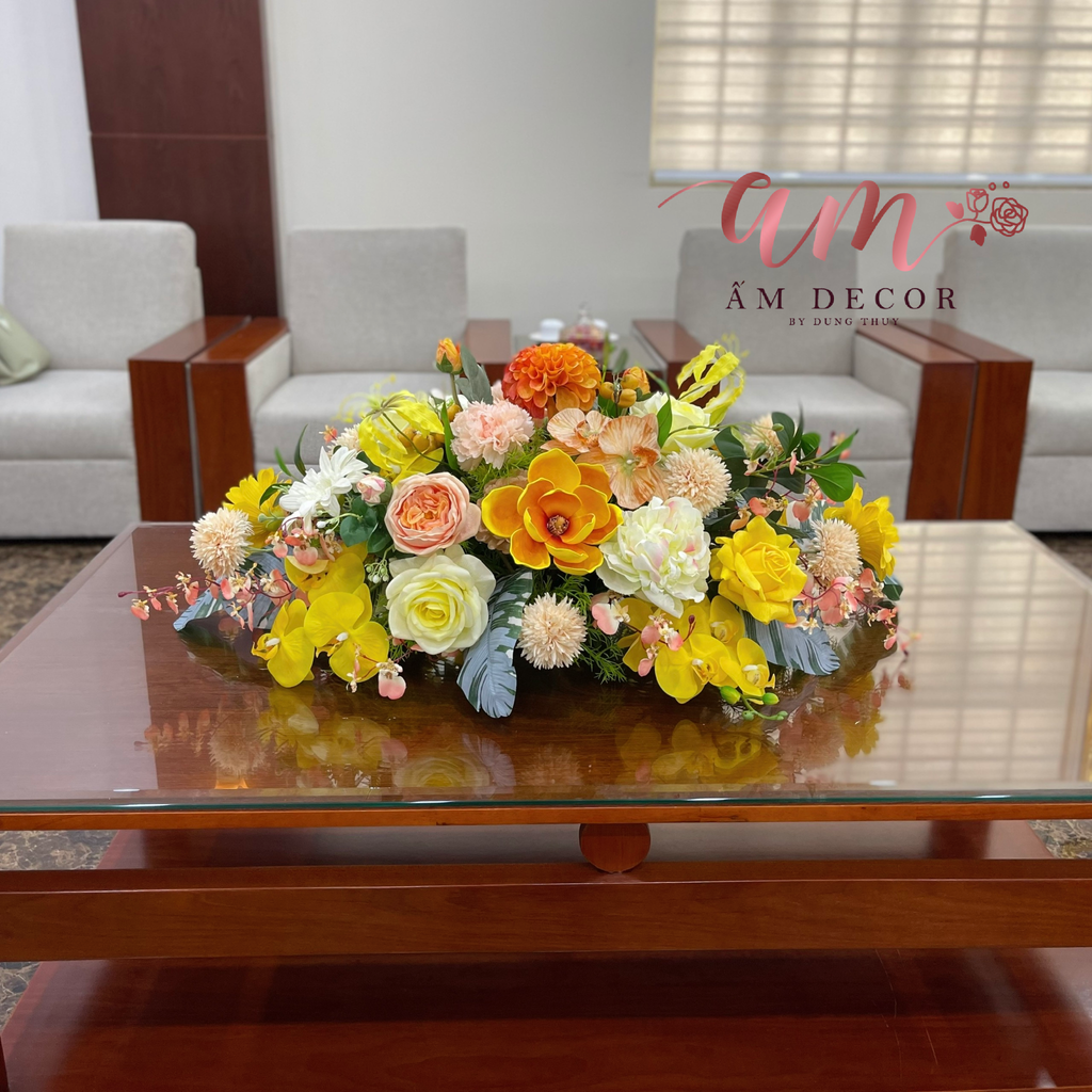 DẢI HOA BÀN HỌP BH075