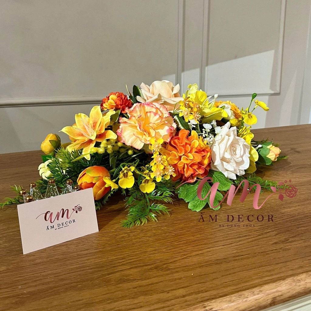 DẢI HOA BÀN HỌP BH097