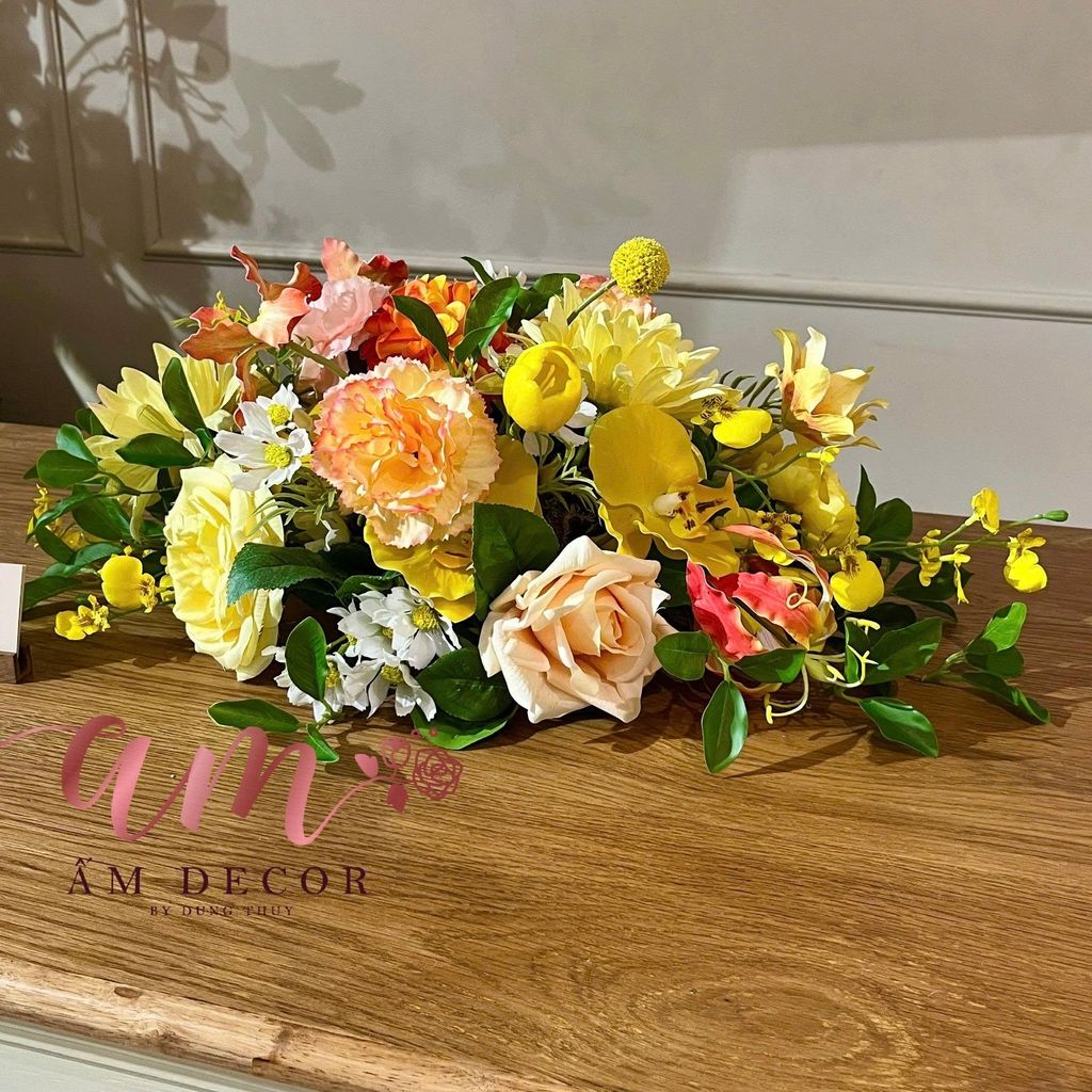 DẢI HOA BÀN HỌP BH096