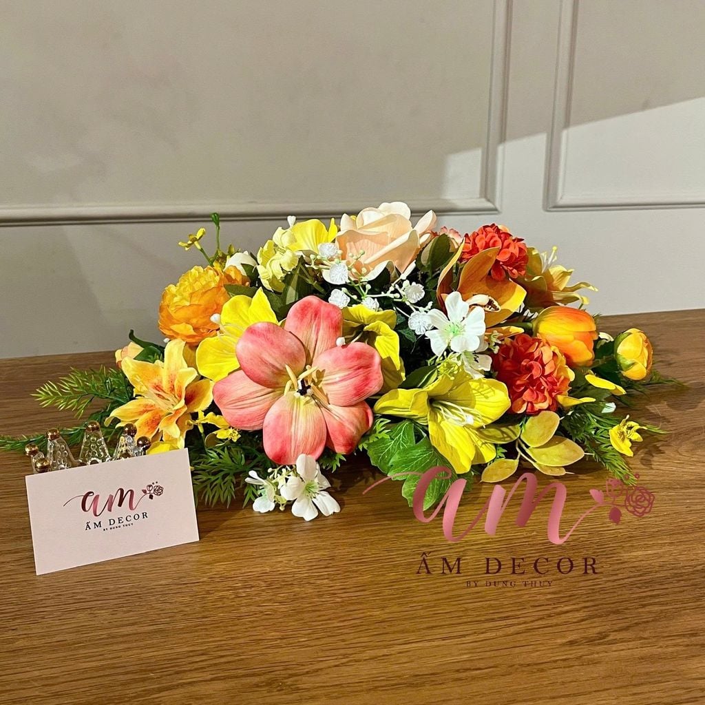 DẢI HOA BÀN HỌP BH097