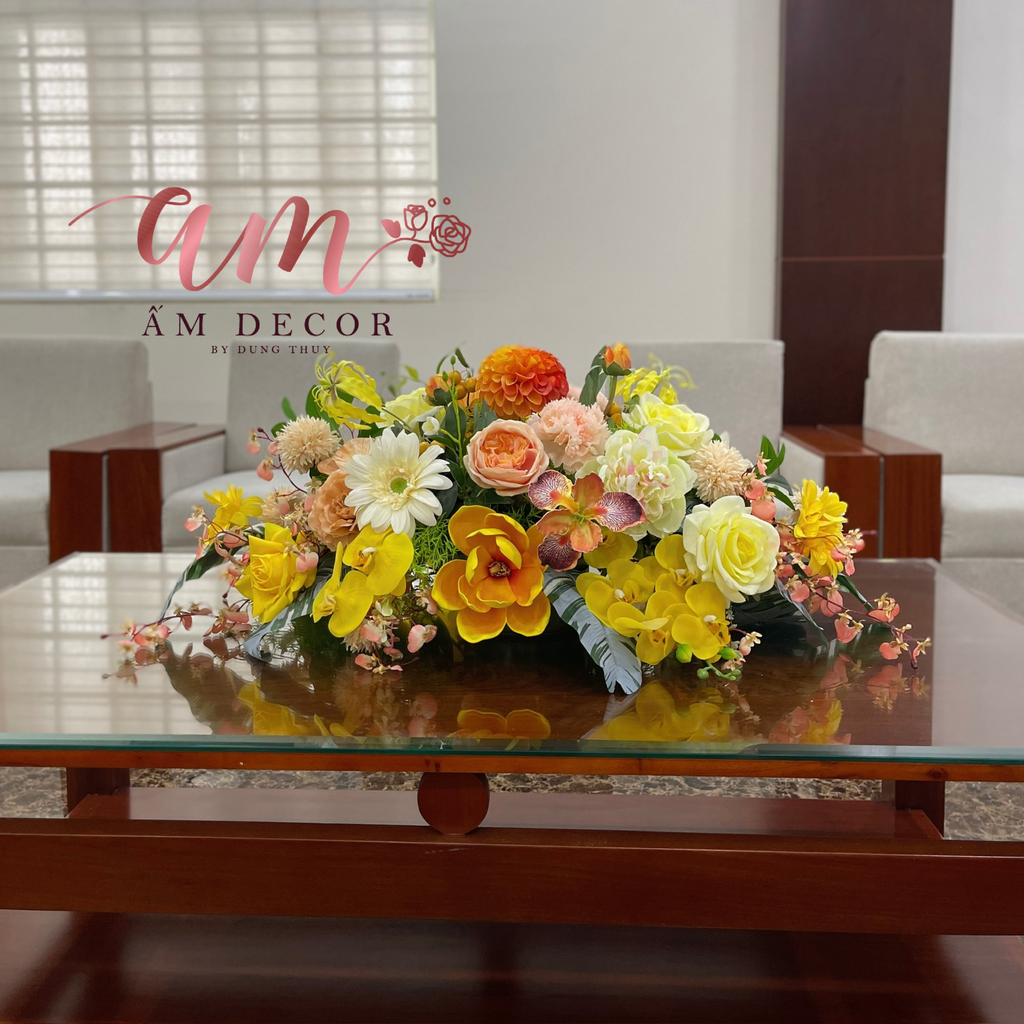 DẢI HOA BÀN HỌP BH075