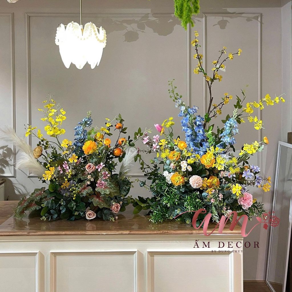 HOA TRANG TRÍ GÓC CHỤP HÌNH TROPICAL GLOW