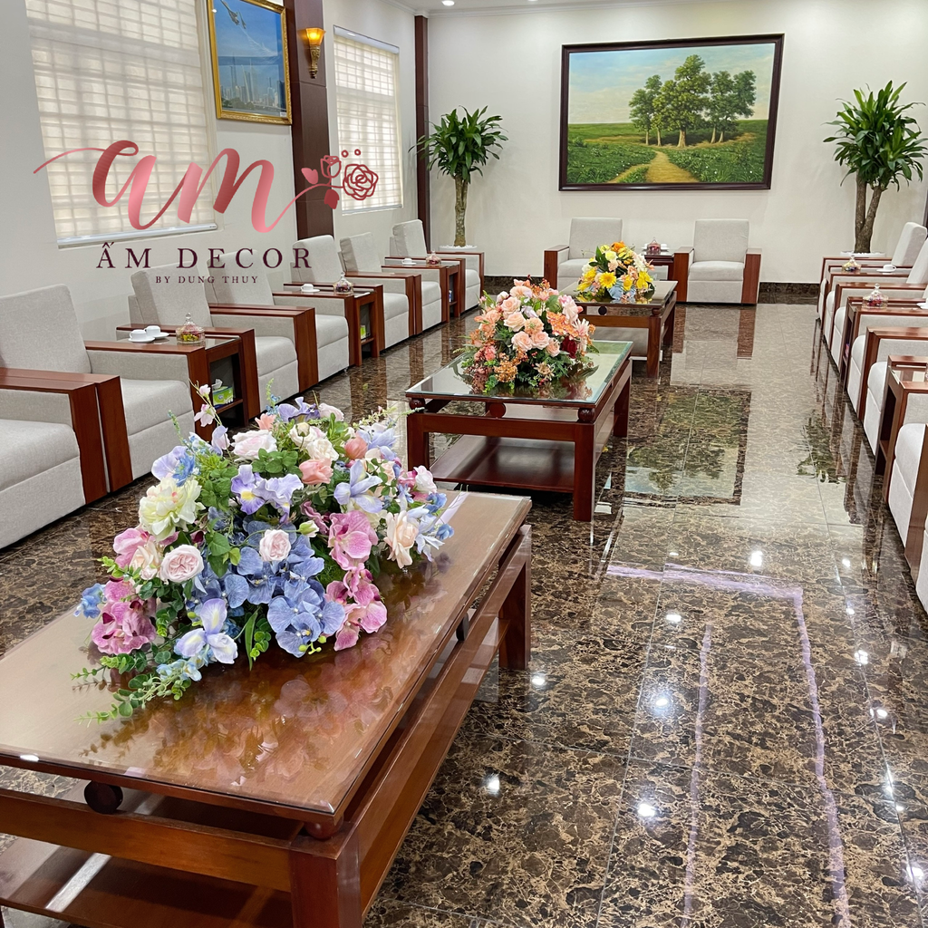 DẢI HOA BÀN HỌP BH073