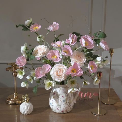 BÌNH HOA A RANUNCULUS PALE 