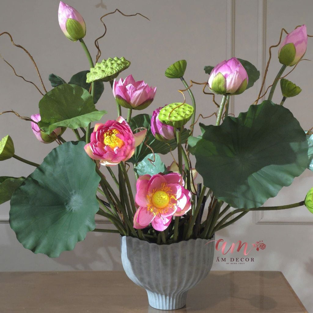 BÌNH HOA OPALE LOTUS