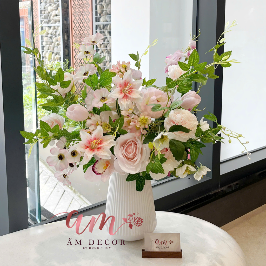 BÌNH HOA PALE BLUSH