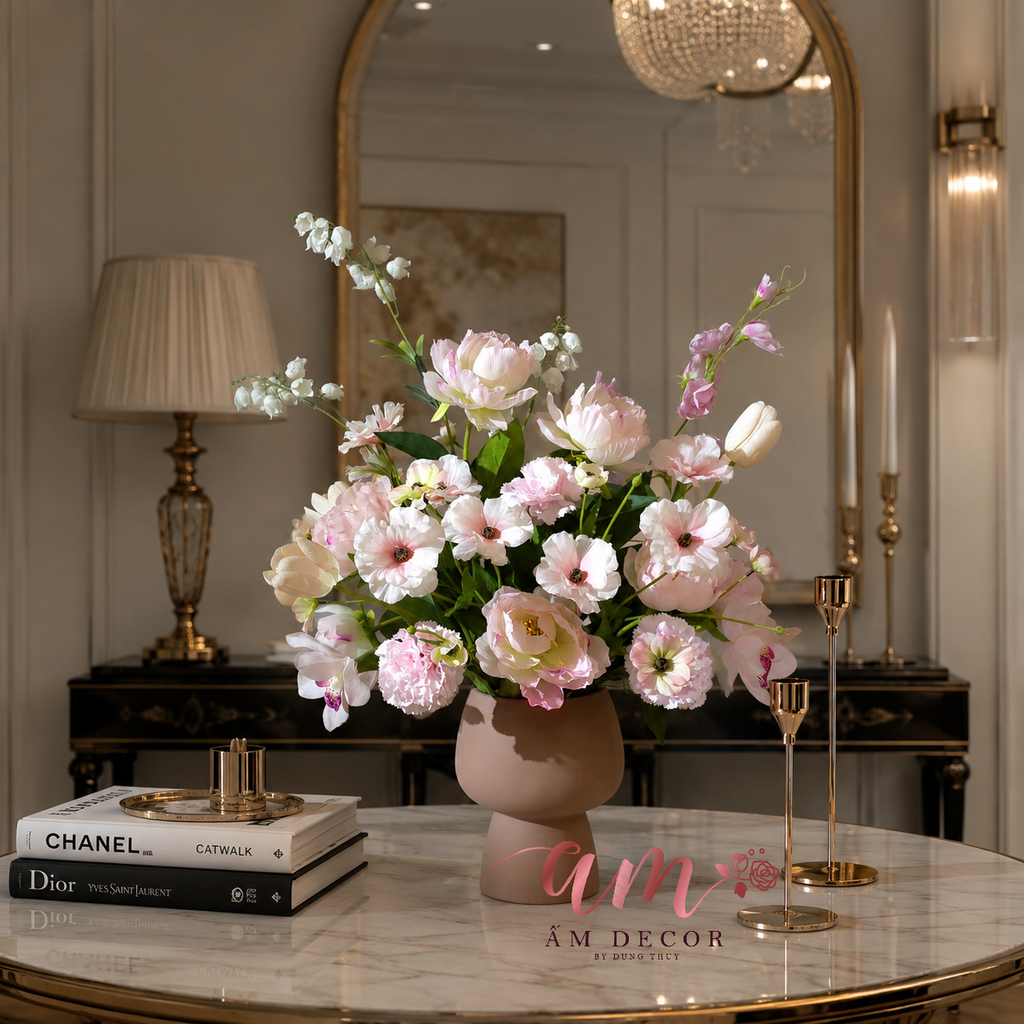 BÌNH HOA ARIA PEONIE