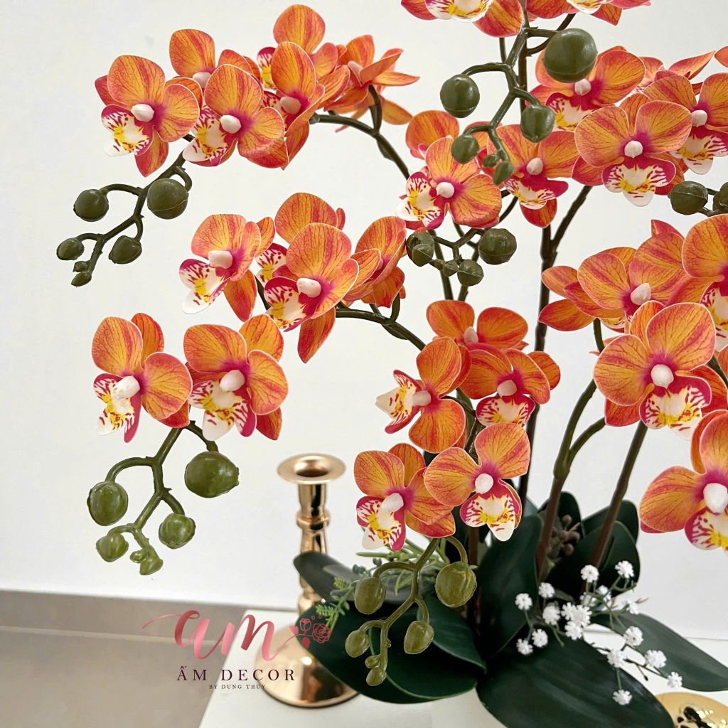 BÌNH ORCHIDS HONEYFIRE MINIVASE