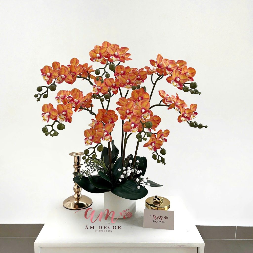 BÌNH ORCHIDS HONEYFIRE MINIVASE