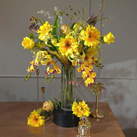  BÌNH HOA GOLDEN RUST 